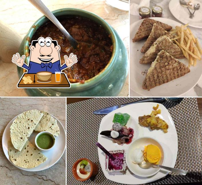 Food at Aroma Café and Lounge