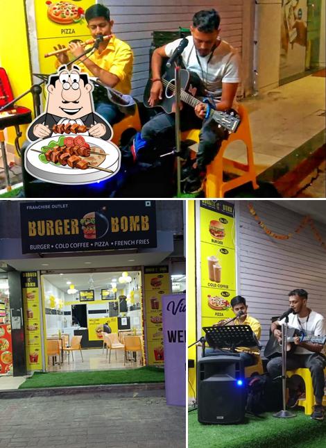 Food at Burger Bomb