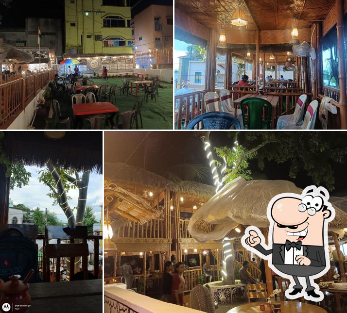 The interior of Cafe Sahajpath