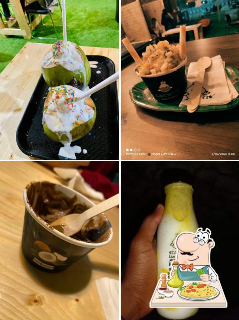 Food at Coco fit ..ice creem parlour