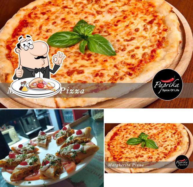 Try out pizza at Paprika