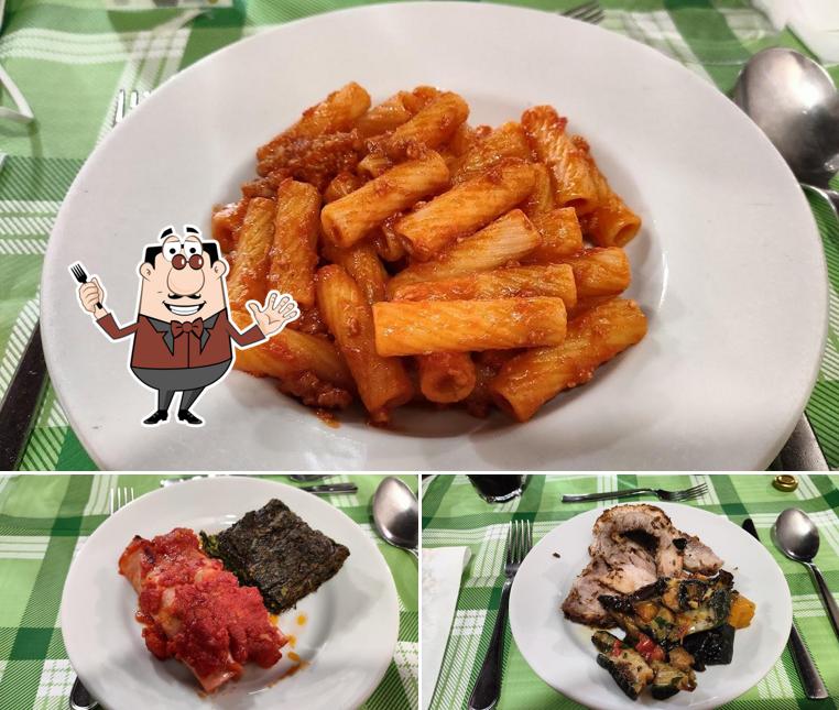 Cibo al Refettorio del pellegrino