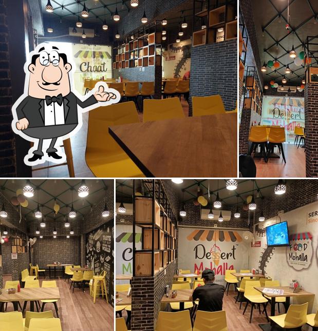 The interior of Food Mohalla Siddhpur