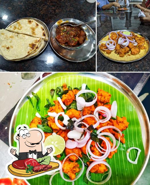 Order meat meals at ARYAAS GREEN