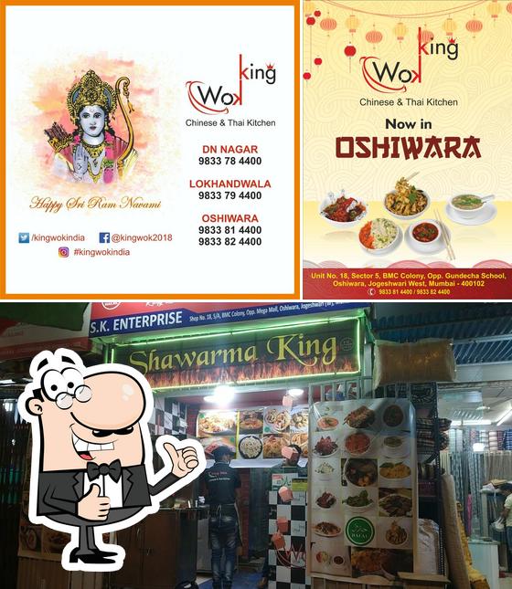 See this picture of KING WOK KITCHEN