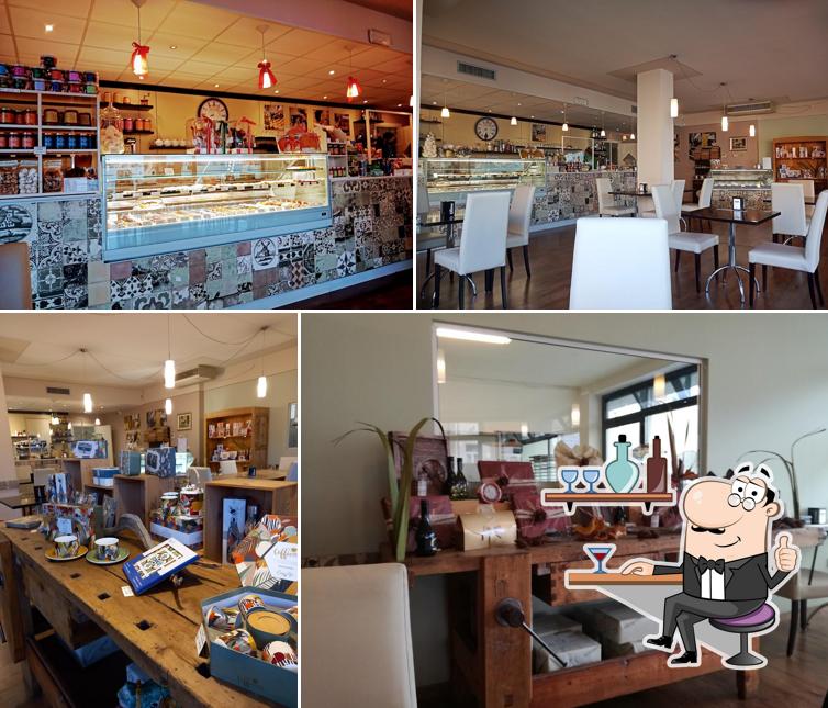 Gli interni di pasticceria dell'asino