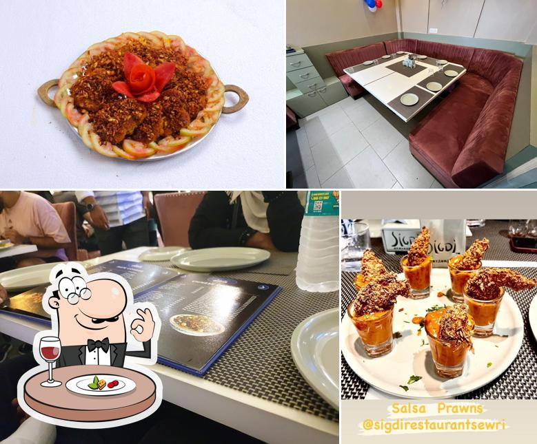 Sigdi Restaurant is distinguished by food and interior