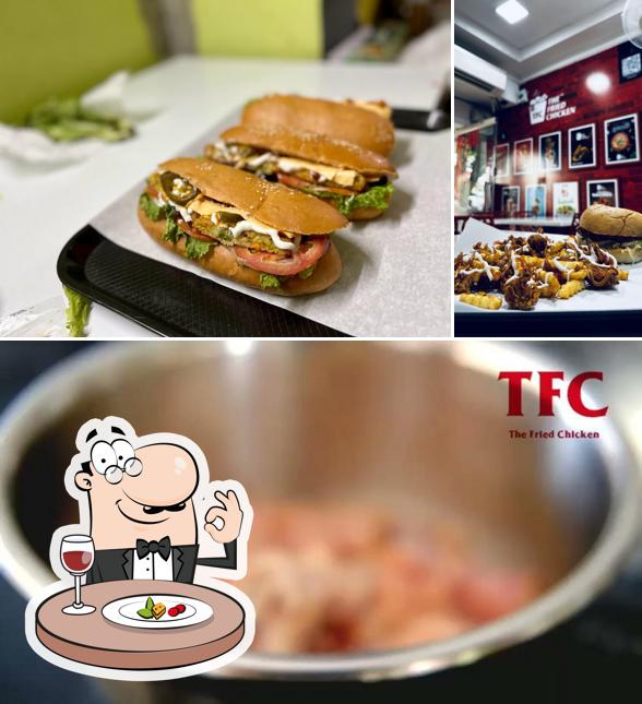 Food at The Fried Chicken