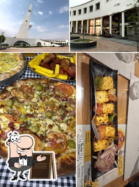 The restaurant's exterior and food