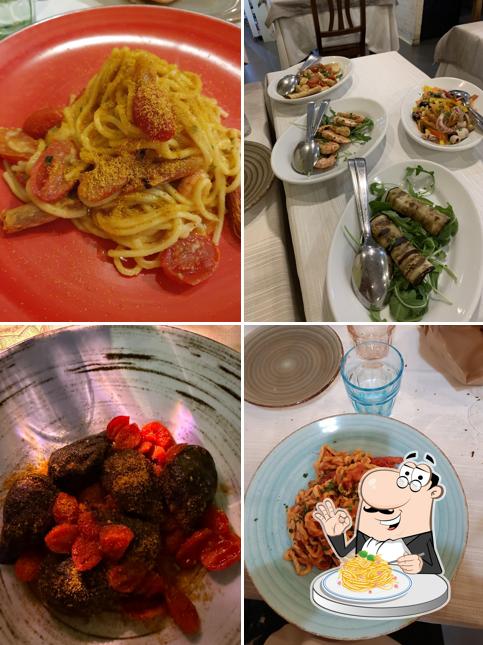 Spaghetti alla carbonara al Trattoria Ristorante Margherita Arborea