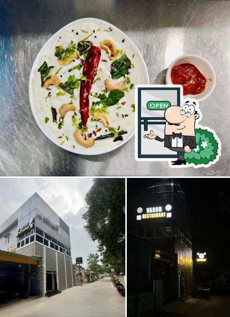 Varun Restaurant is distinguished by exterior and beverage