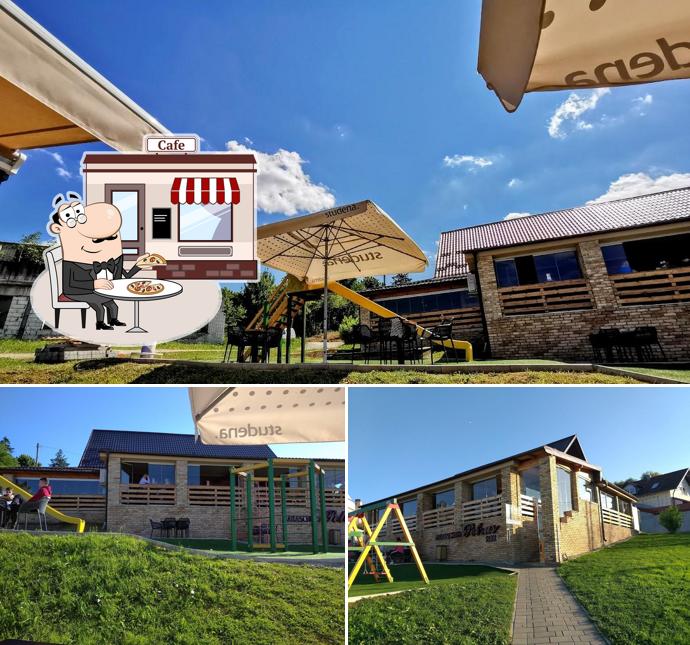 Puoi goderti l'aria fresca da seduto all'esterno di Caffe bar Petrus