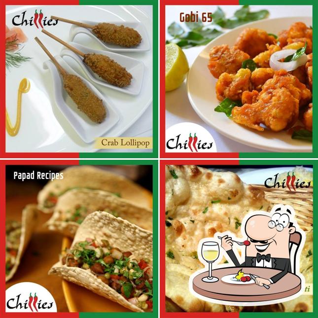 Meals at Chillies Restaurant