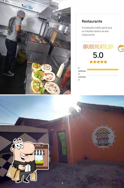 O exterior do Food & Brother