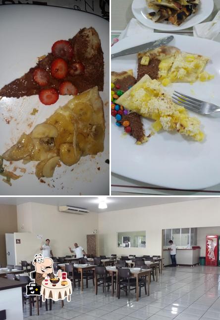 A GM Pizzaria se destaca pelo comida e interior