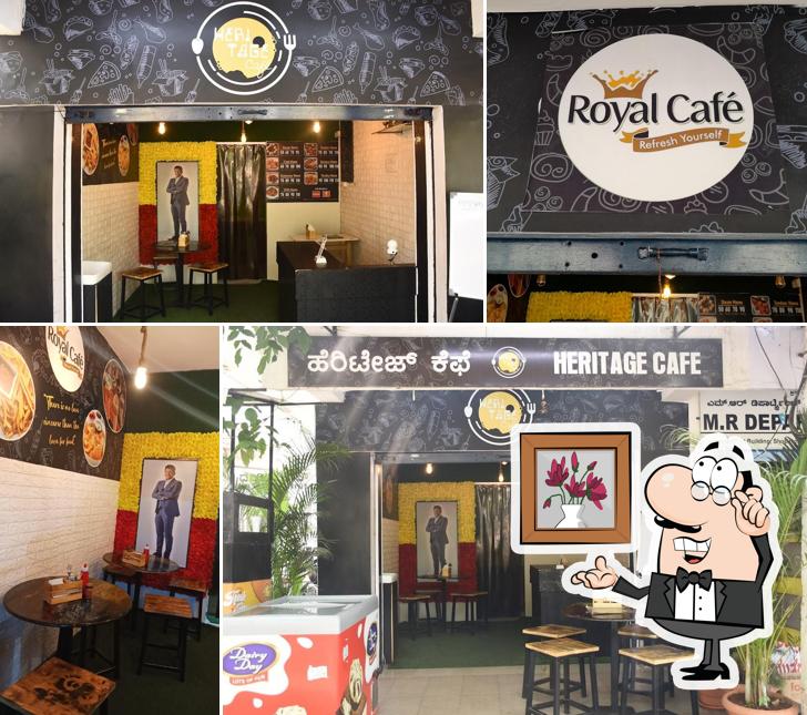 The interior of Heritage Cafe