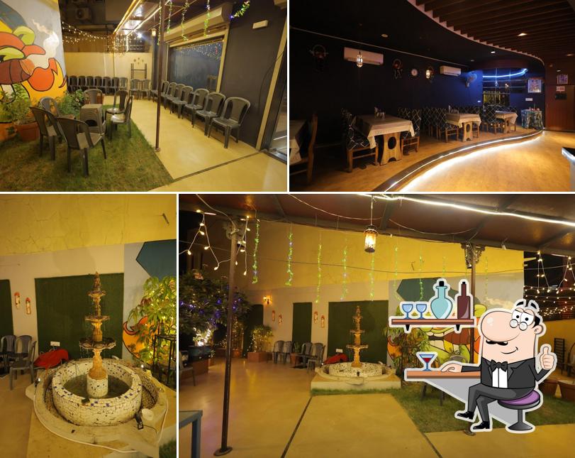 The interior of Maa Annapurna Bhojanalay & Family Restaurant