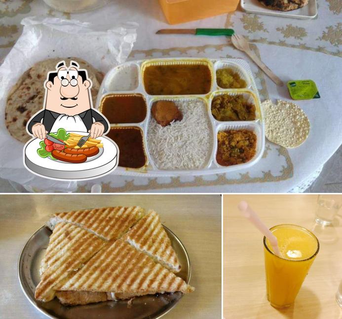 The restaurant's food and beverage