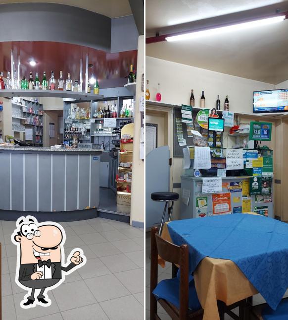 Gli interni di Osteria Da Ercole