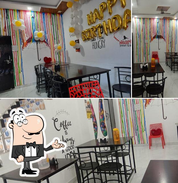 The interior of Cafe momo magic