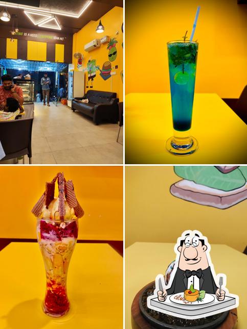 Food at DJ Tea, Juice & Snacks Hub