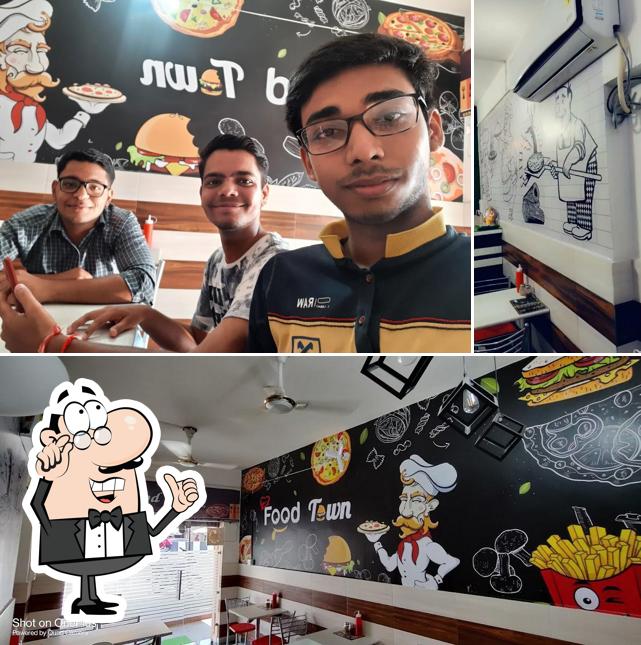 The interior of Food town