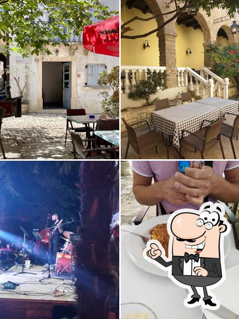 Gli interni di Taverna Bastia