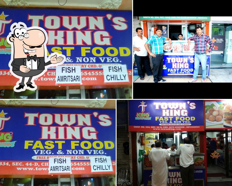 See this picture of Town's King Fast Food