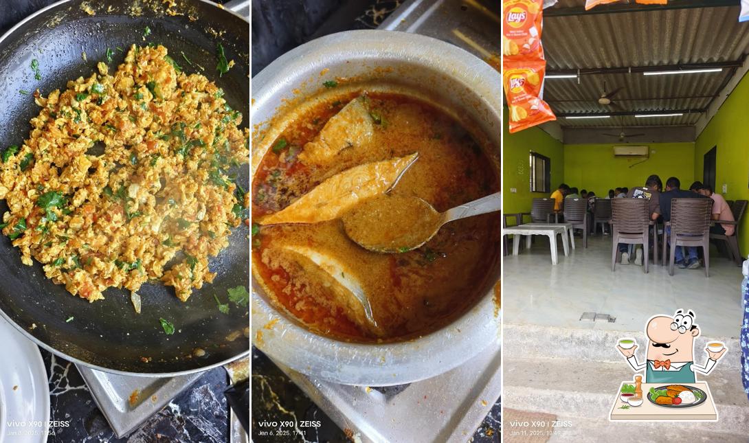 Food at Jampore beach seafood restaurant