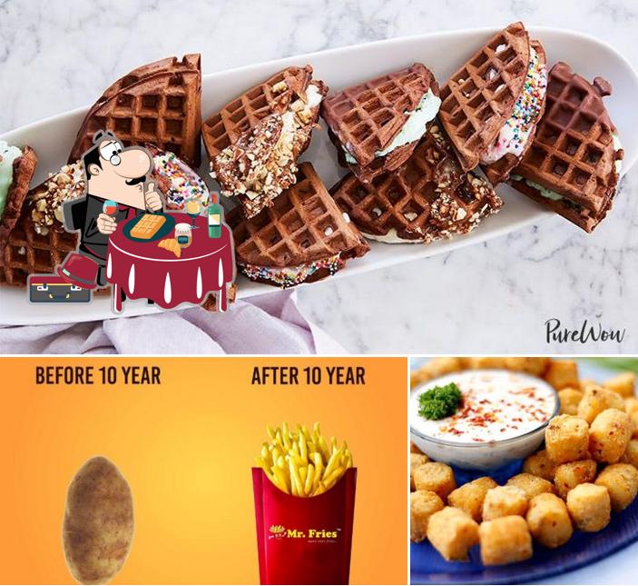 Waffles at Mr fries(Waffles bells n More)