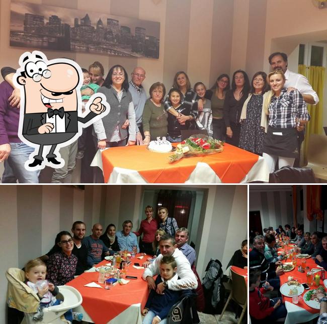 Gli interni di Hamburgheria pizzeria ristorante Due Leoni da Emily