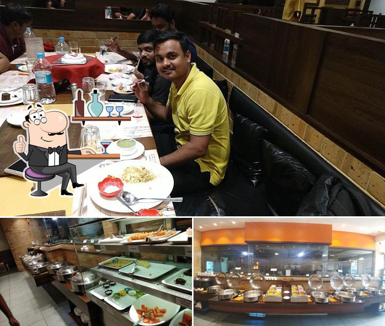 The interior of Barbeque Ville - Wakad