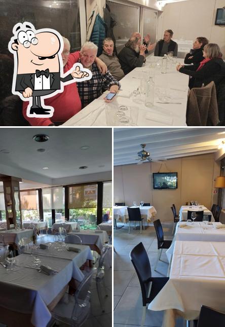 Gli interni di Chalet dello Sport