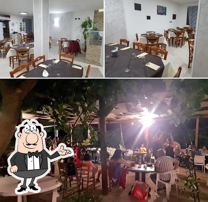 Dai un'occhiata agli interni di Pizza Malù