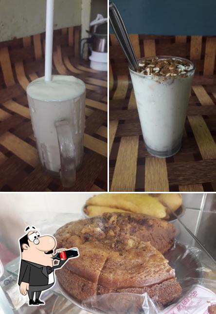 Among different things one can find drink and food at Friends Hot and Cool