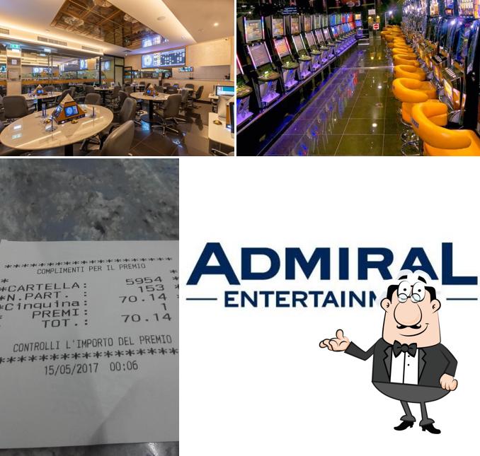 Dai un'occhiata agli interni di Sala Admiral BINGO - SLOT & VLT - Roma Tor Sapienza