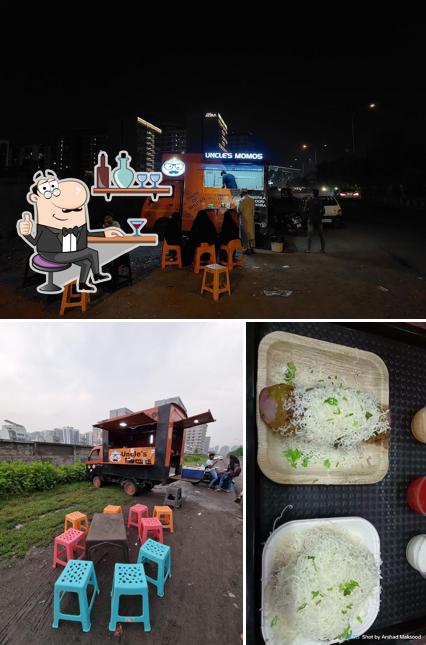 The interior of Uncle's Momos On Food Truck