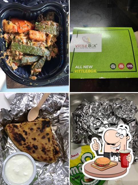 Order a burger at Vittle Box Navrangpura Ahmedabad