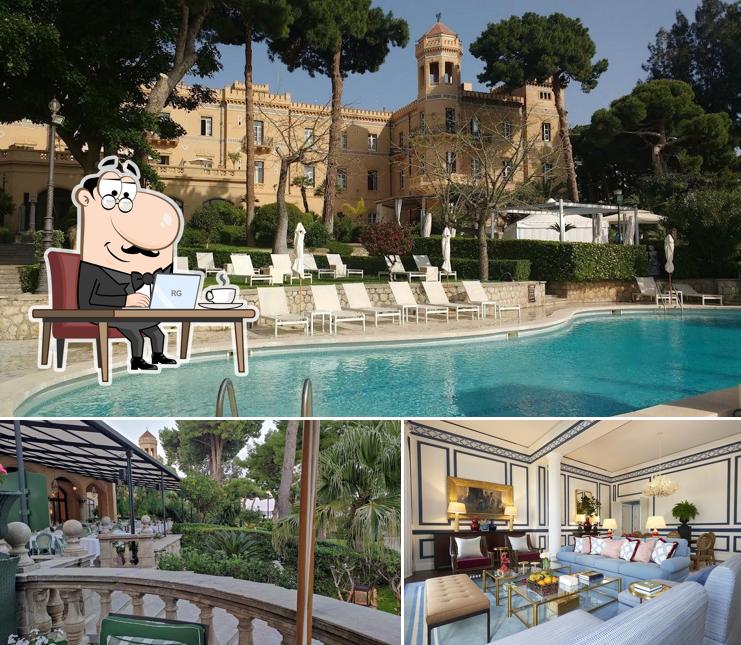 Dai un'occhiata agli interni di Villa Igiea