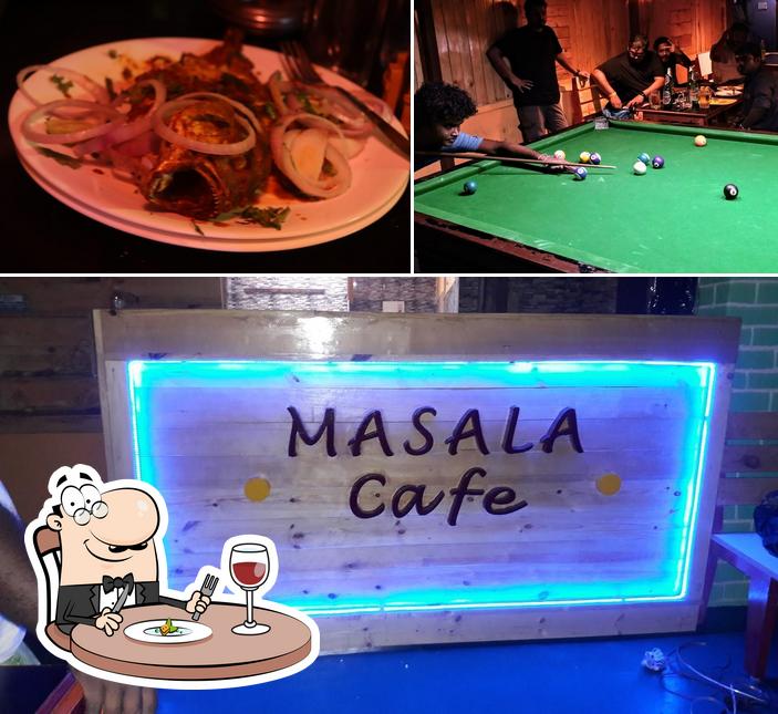 The photo of food and interior at Masala Cafe