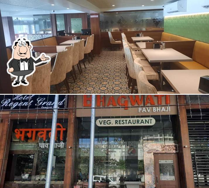 The interior of Bhagwati Veg Resturant (Bangur Nagar Goregaon West)