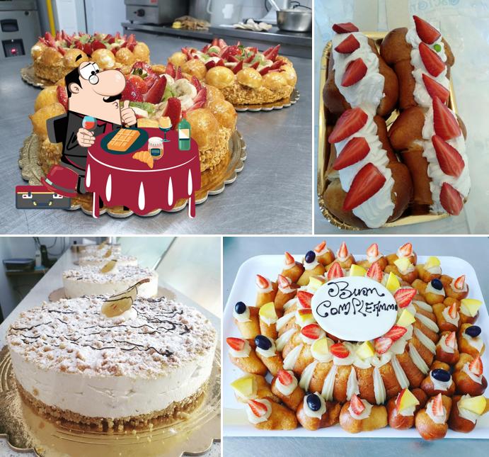 Pasticceria Caffetteria Gelateria Ascione serve un'ampia gamma di dolci