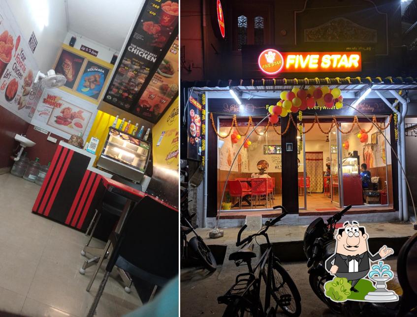 The exterior of Five Star Chicken