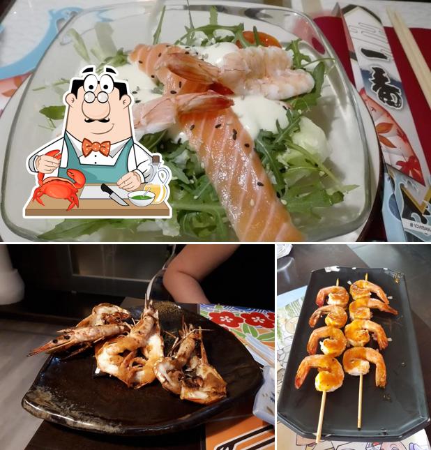 Prenditi tra i molti piatti di mare offerti a Ichiban