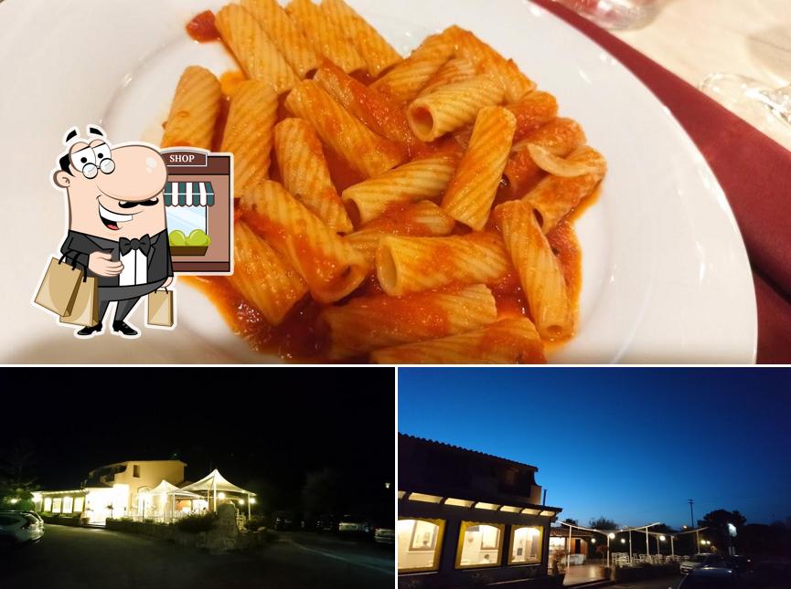 La foto della esterno e cibo di La Palma