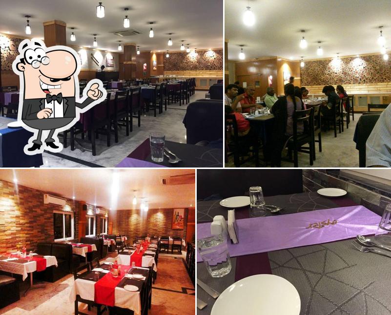 The interior of Oyster Restaurant