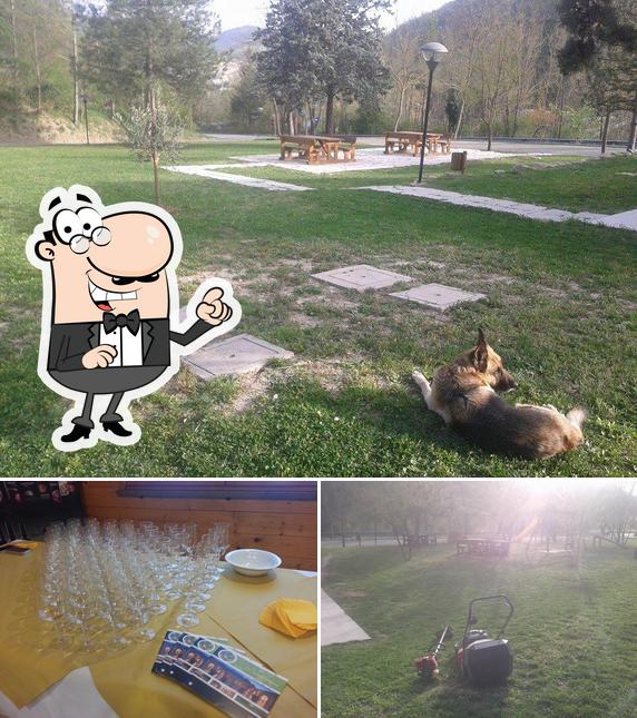 La interni e esterno del ristorante