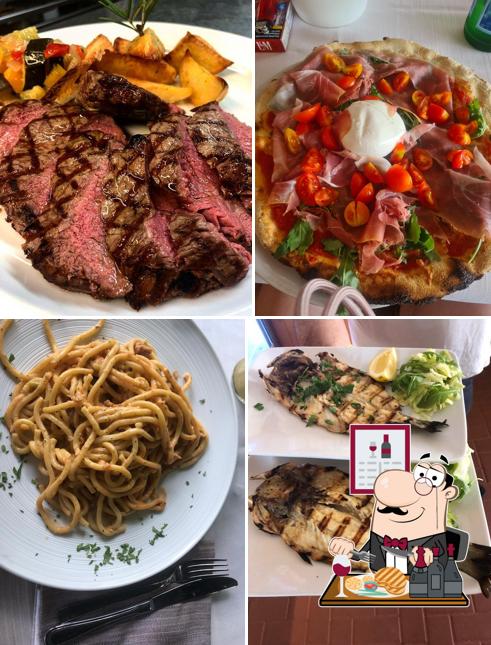 Prenditi i un pasto a base di carne a torchio