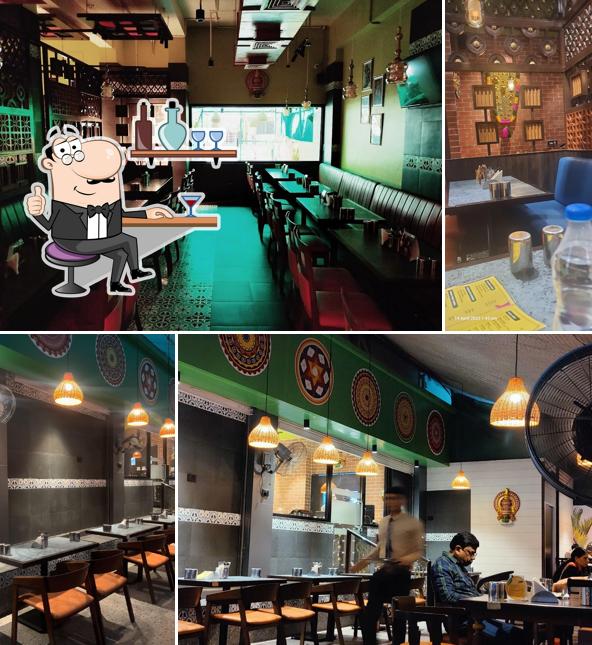 The interior of Banana Leaf Kalyani Nagar Pune