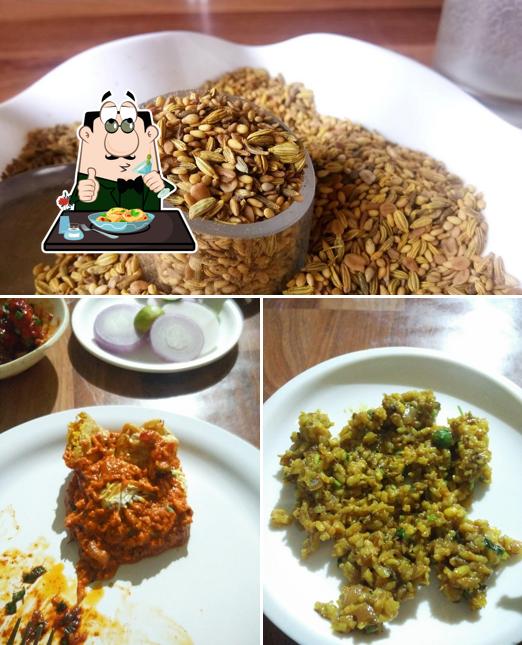 Beef tartare and risotto at Gokul Kathiyawadi Hotel